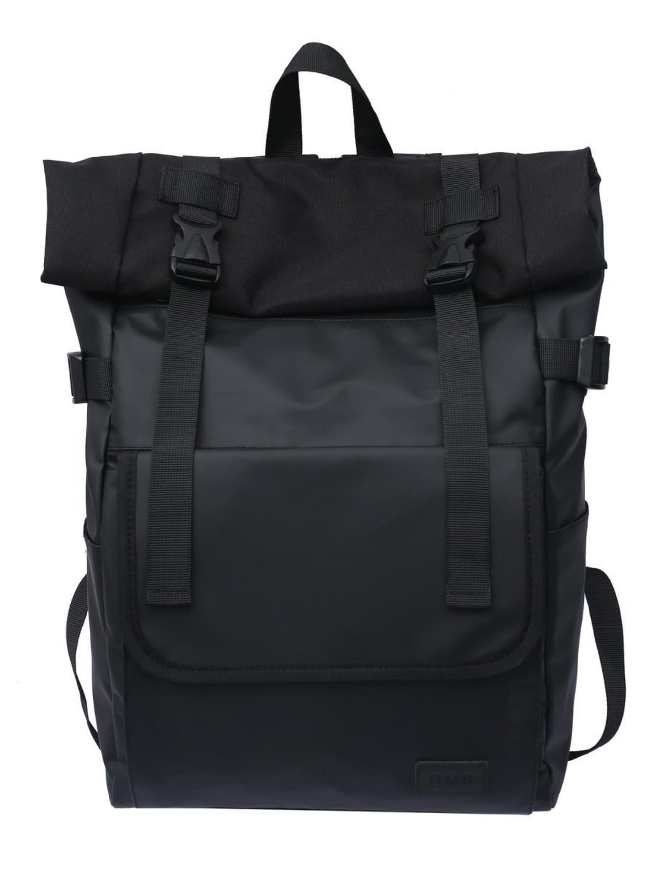 Ba lô Nữ Khóa màu trơn Có thể điều chỉnh được Mát mẻ - màu đen - Xem 1