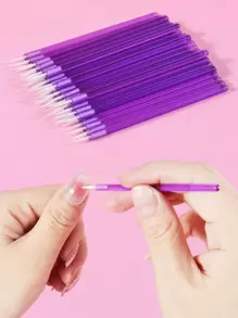 klimonla 指甲繪圖筆套裝,50入組一次性美甲筆刷,指甲設計刷,繪畫繪畫襯墊指甲工具,適用於家庭使用和專業美甲沙龍