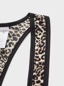 Men Leopard Print Suspender Sexy Underwear - Multicolor - View 4