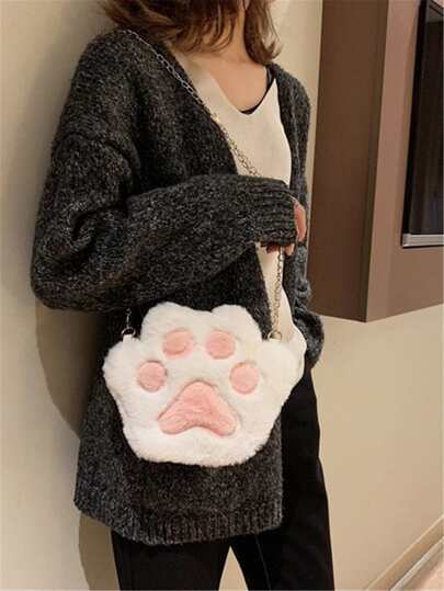Mini Fluffy Claw Design Novelty Bag , Pefect Best Funny Novelty & Gag Gifts