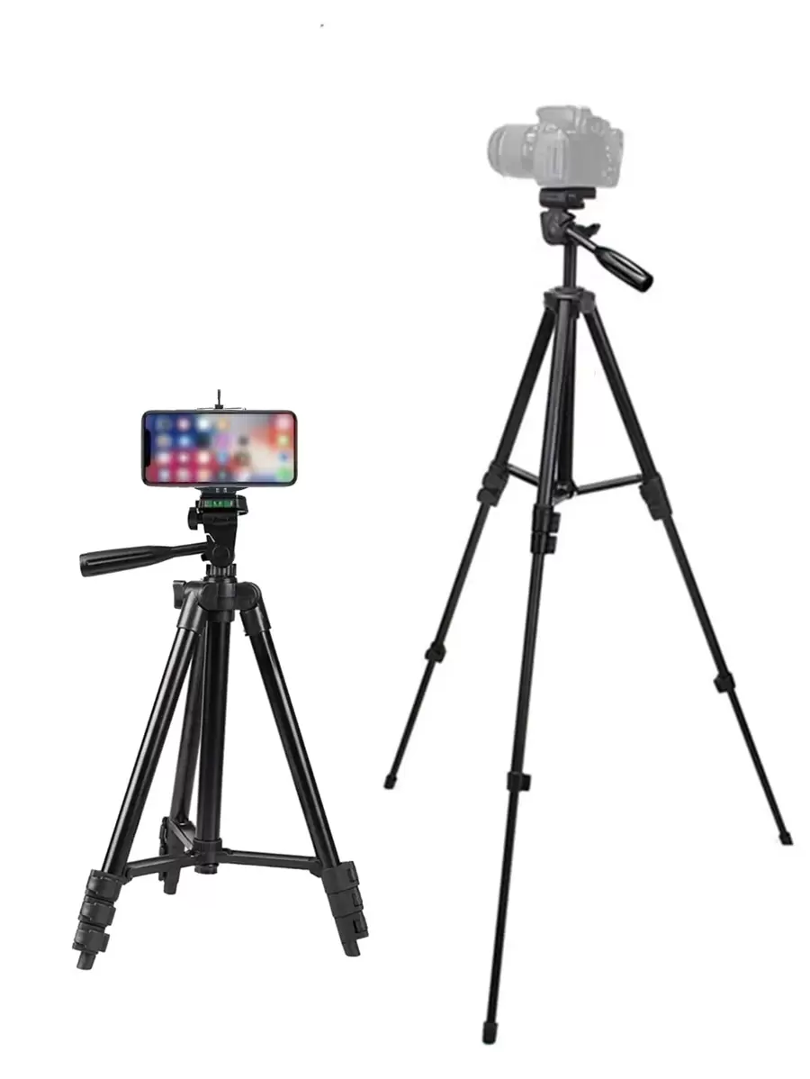 Chân Đế Đứng Cho Điện Thoại/Máy Ảnh, Chân Máy Điện Thoại - màu đen - Xem 1