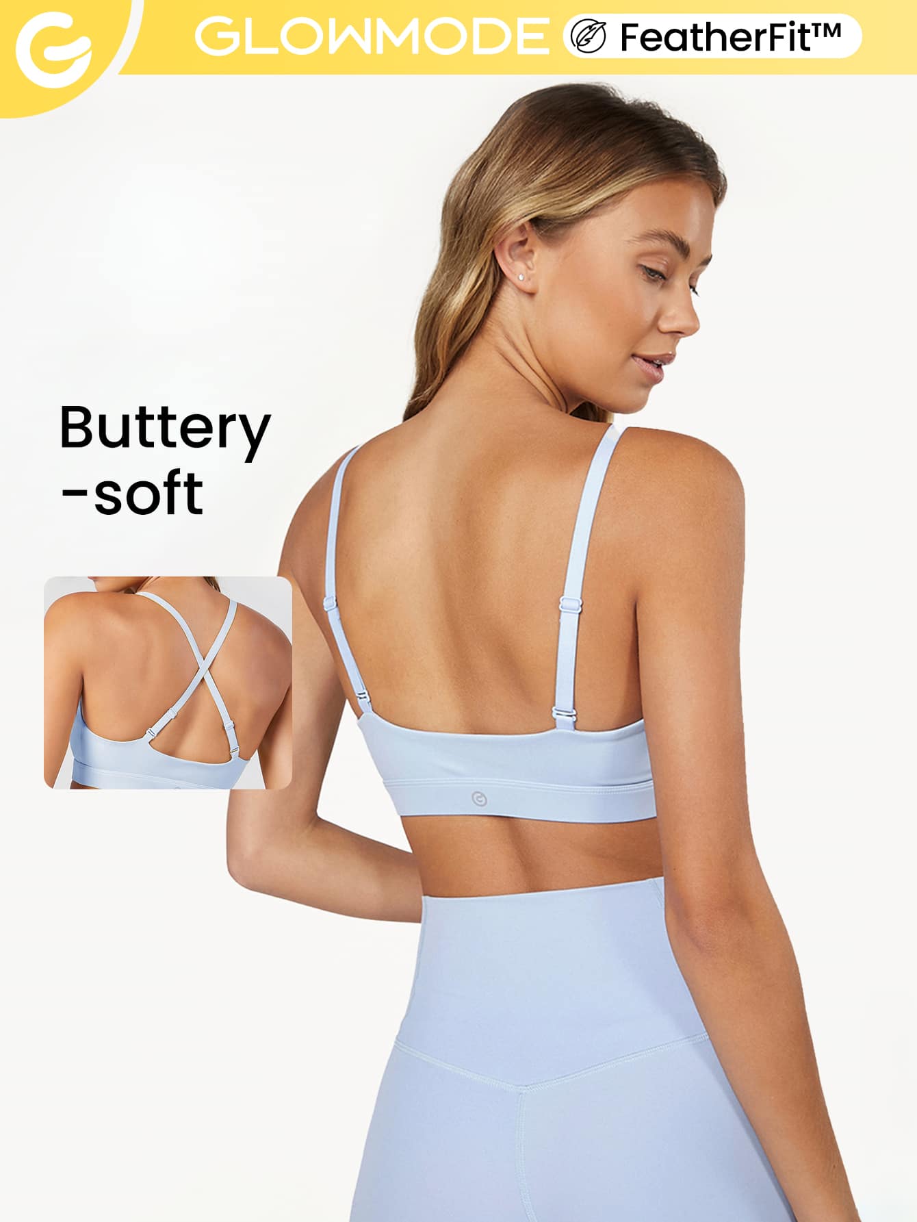 Sujetador Deportivo Con Tirantes Convertibles Featherfit™