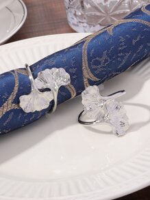 1pc Ginkgo Biloba Shaped Napkin Ring