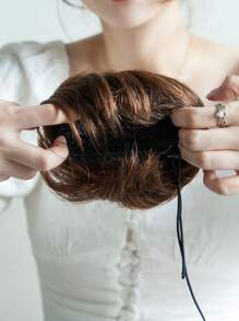 直筒合成纖維髮髻