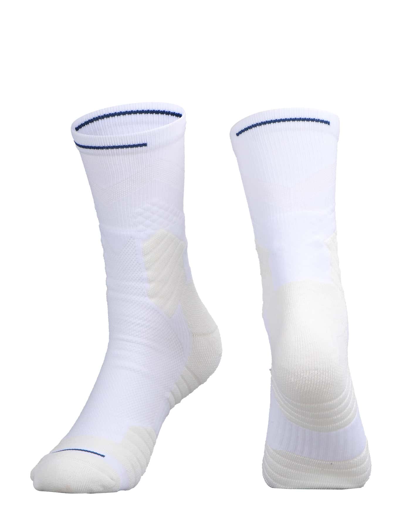 1 par Calcetines ribete en contraste deportivo - Multicolor - Ver 1