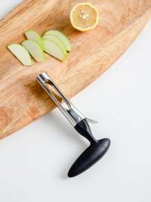 1pc Stainless Steel Corer - Black - View 4