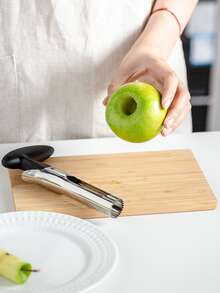 1pc Stainless Steel Corer - Black - View 6