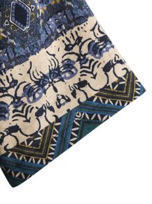 Manfinity RSRT Áo sơ mi Nam Nút phía trước Bộ lạc Boho - Nhiều màu - Xem 3