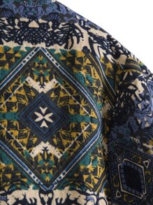 Manfinity RSRT Áo sơ mi Nam Nút phía trước Bộ lạc Boho - Nhiều màu - Xem 7