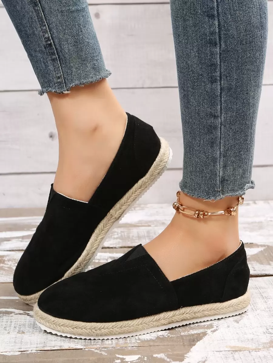 Giày bệt Nữ màu trơn Kỳ nghỉ - màu đen - Xem 1