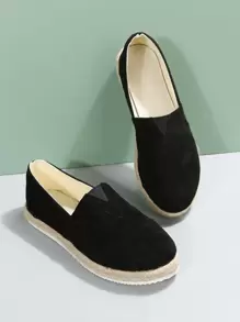 Giày bệt Nữ màu trơn Kỳ nghỉ - màu đen - Xem 4