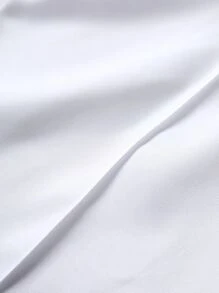 Manfinity Homme Áo sơ mi Nam Nút phía trước màu trơn Giải trí - trắng - Xem 6