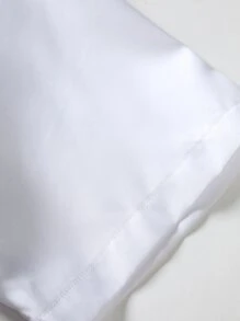 Manfinity Homme Áo sơ mi Nam Nút phía trước màu trơn Giải trí - trắng - Xem 8