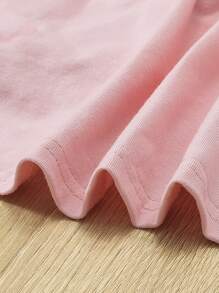 Toddler Girls Colourblock And Leopard Print Butterfly Sleeve Dress - Multicolor - View 4