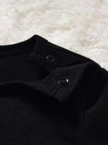 Baby Car Print Jumpsuit - Black - View 4