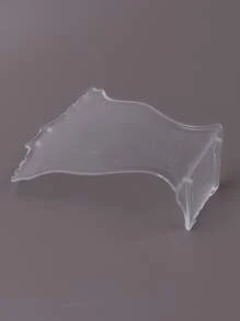 1 pieza/10 piezas Soporte de exhibición de collar de plástico pequeño transparente - transparente - Ver 4