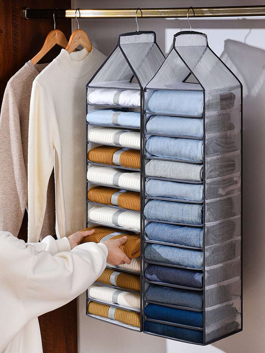 1入組便攜懸掛衣服收納袋 - 彩色 - 查看 1