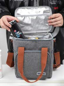 BRIVILAS 1pc Portable Lunch Box - Multicolor - View 1