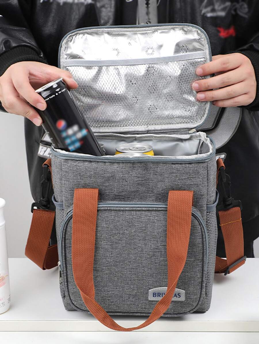 BRIVILAS 1pc Portable Lunch Box - Multicolor - View 1