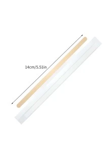 100 piezas Palo de madera - Amarillo - Ver 2