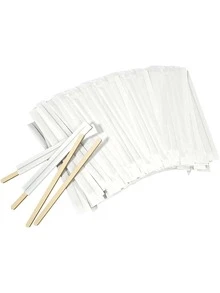 100 piezas Palo de madera - Amarillo - Ver 3