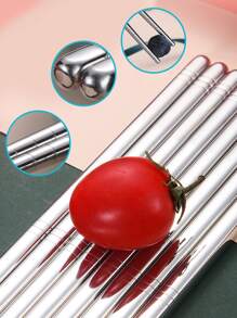 1双不锈钢筷子圣诞礼物