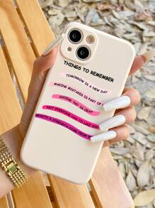 標語圖案手機殼 - 彩色 - 查看 1