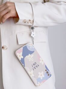 Ốp điện thoại họa tiết hoa kèm dây đeo, tương thích với iPhone 15/15Plus/15Pro/15Promax - Nhiều màu - Xem 4