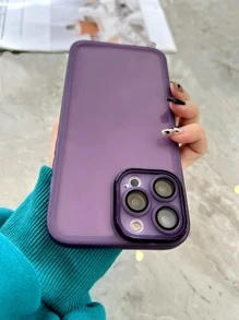 Plain Clear Phone Case - Purple - View 6