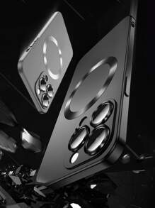 Hadaasi 防震磁吸星空纹理手机壳,带磁吸放大镜镜片,适用于苹果 17e/17Pro/17ProMax/Apple Air/17/16Pro/16ProMax/16Plus/16/15Pro/15ProMax/15Plus/15/14Pro/14ProMax/14Plus/14/13Pro/13ProMax/13/12Pro/12ProMax/12/11ProMax/11/11Pro/XSMax/XR/XS/X 春季礼物 - 黑色 - 查看 5