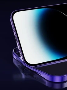 Hadaasi Ốp lưng điện thoại bảo vệ có kính lúp từ tính họa tiết sao cho iPhone 17e/17Pro/17ProMax/17Air/17/16Pro/16ProMax/16Plus/16/15Pro/15ProMax/15Plus/15/14Pro/14ProMax/14Plus/14/13Pro/13ProMax/13/12Pro/12ProMax/12/11ProMax/11/11Pro/XSMax/XR/XS/X - Màu tím - Xem 9