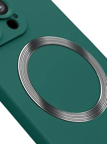 Phone Holder Magnetic Plain Phone Case - Green - View 6