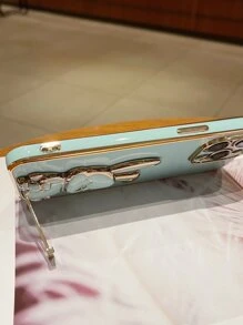 Coque de téléphone avec support de conception de lapin - Vert - Voir 4