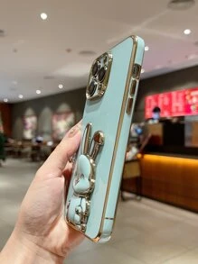 Coque de téléphone avec support de conception de lapin - Vert - Voir 6