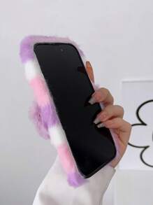 Rhinestone Decor Vỏ điện thoại sang trọng với giá đỡ điện thoại sang trọng - Nhiều màu - Xem 3