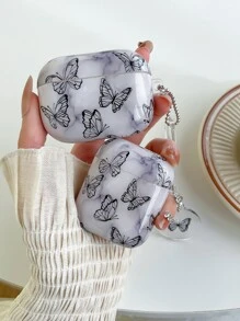 1入組蝴蝶樣式耳機殼適用於Airpods - 彩色 - 查看 1