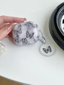 1入組蝴蝶樣式耳機殼適用於Airpods - 彩色 - 查看 3