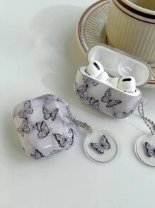 1入組蝴蝶樣式耳機殼適用於Airpods - 彩色 - 查看 6