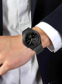 Mesh Universal Smart Watch Band - Black - View 5