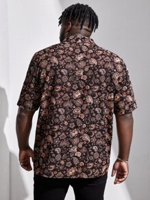 Manfinity Men Plus Paisley Print Shirt - Multicolor - View 2