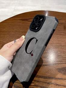 Letter Graphic Phone Case