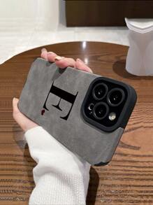 ốp điện thoại chữ lồng - Xám - Xem 2