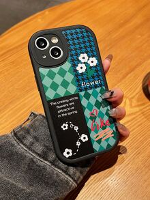 Funda para móvil con patrón floral - Multicolor - Ver 1