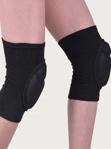 1 par Rodilleras unicolor espesado transpirable - Negro - Ver 3