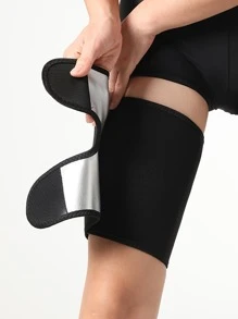 2pcs Plain Sports Leg Sleeve - Black - View 2