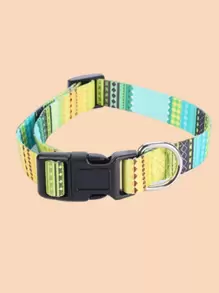 可调节波西米亚风格宠物项圈，适用于猫和狗 - 黃色 - 查看 8