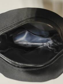 High School Students University Multifunctional Sling Bag Shoulder Bag Casual,Mini Men Cartoon Design Crossbody Bag Schoolbag For Travel, College, Outdoor Commute Side Bag Sling Bag Messenger Bag For Man Christmas Men Bag Winter Gifts For Men Black Bag Travel Essentials Holiday Essentials Bag For Men Camping Sling Bag For Men Bags Summer Back To School Vacation Bag Pack Cross Body Bag Spring School Supplies - Black - View 4