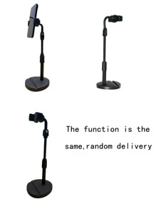 Multifunctional Flexible Phone Holder - Black - View 3