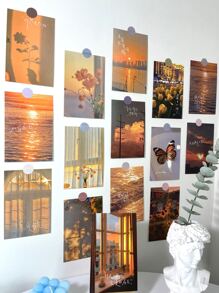 30 cái Bưu thiếp Hoa văn Phong cảnh - Nhiều màu - Xem 3