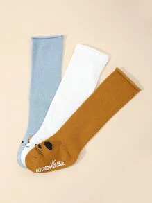 3pairs Baby Cartoon Graphic Socks - Multicolor - View 2